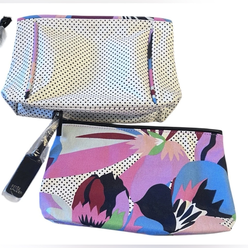 Assorted Beauty Bundle 2 Estee Lauder Cosmetic Bags + Make-up & Fragrance Sample - Picture 6 of 7